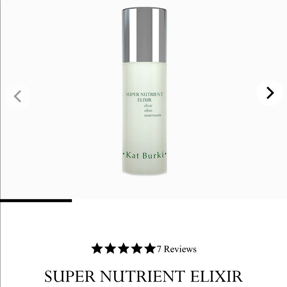 Super Nutrient Elixir from Kat Burki Brand New, unopened